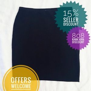 Gap Pencil Skirt in Black